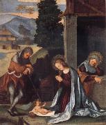 Lodovico Mazzolino The Nativity oil painting reproduction